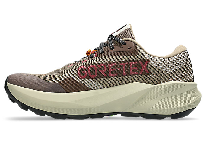 Shop ASICS TRABUCO 14 GTX Chaussures Trail Running Taupe Grey/Oatmeal 1011C165-020