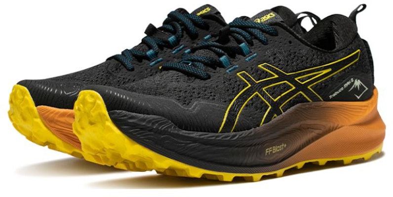 ASICS Trabuco Max 2 黑金黄配色跑鞋 1011B606-001 Lookbook ASICS Trabuco Max 2 黑金黄配色跑鞋 1011B606-001