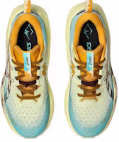 Details for ASICS Trabuco Max 4 Trail Running Shoes Wheat Yellow/Dark Red Planet 1011B976-750