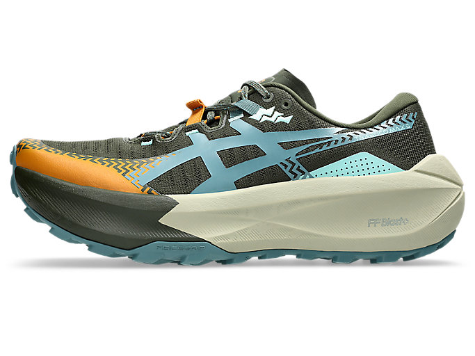 ASICS Trabuco Max 5 Trail Running Shoes Vintage Khaki/Foggy Teal 1011C164-200