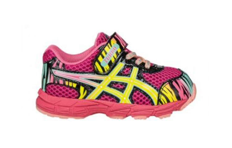 Order 亞瑟士 Turbo 耐磨防滑 低筒跑步鞋 小童 紅黃