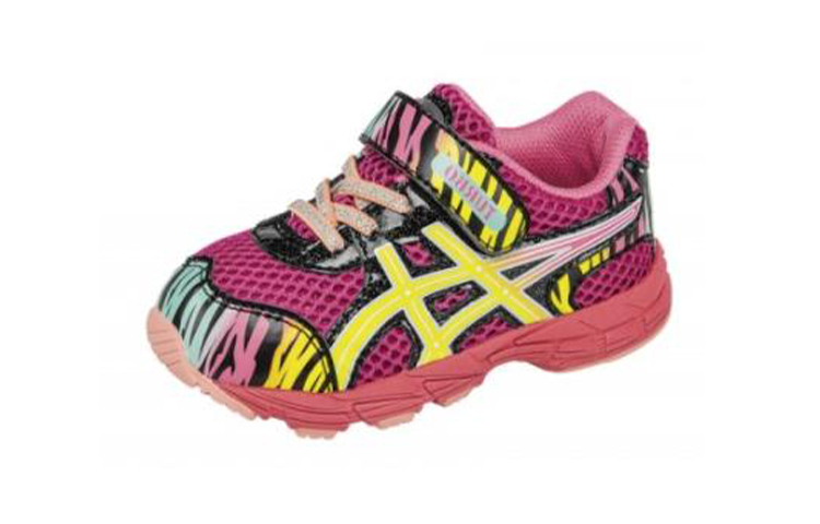 Lookbook 亞瑟士 Turbo 耐磨防滑 低筒跑步鞋 小童 紅黃