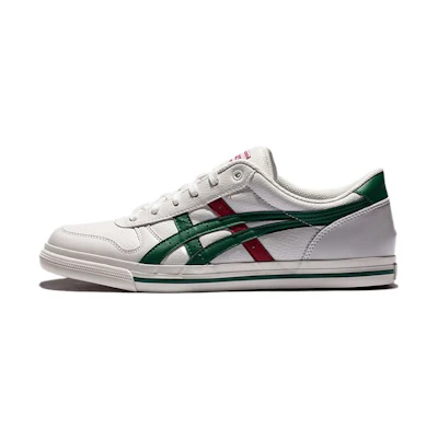 ASICS Unisex Aaron Light CMFTable Low-Top Sneakers White/Green