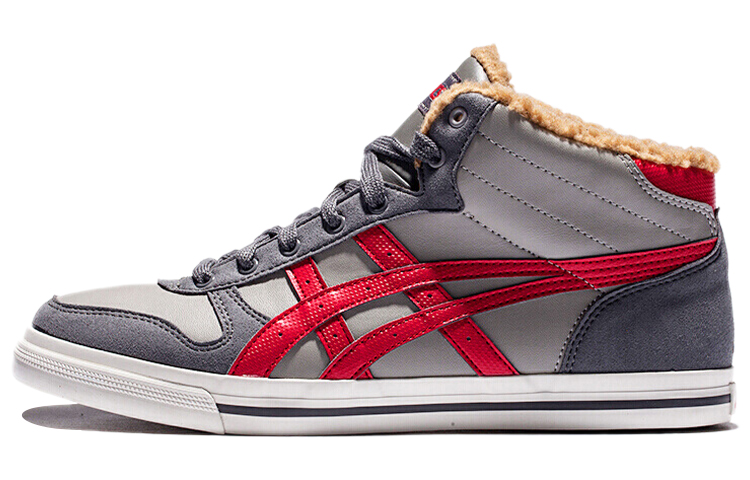 ASICS Unisex Aaron MT Sneakers Grey/Red H51XJ-1323