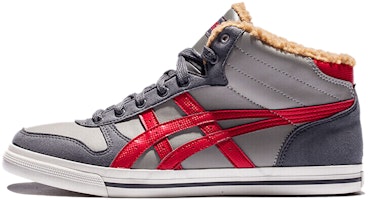 ASICS Unisex Aaron MT Sneakers Grey/Red H51XJ-1323 ASICS Unisex Aaron MT Sneakers Grey/Red H51XJ-1323