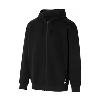 ASICS Unisex Black Hoodie Jacket Long Sleeve Minimalist Design 2063A320-001