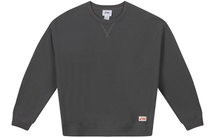 ASICS Unisex Crewneck Casual Sports Sweatshirt Long Sleeve Grey 2203A202-020