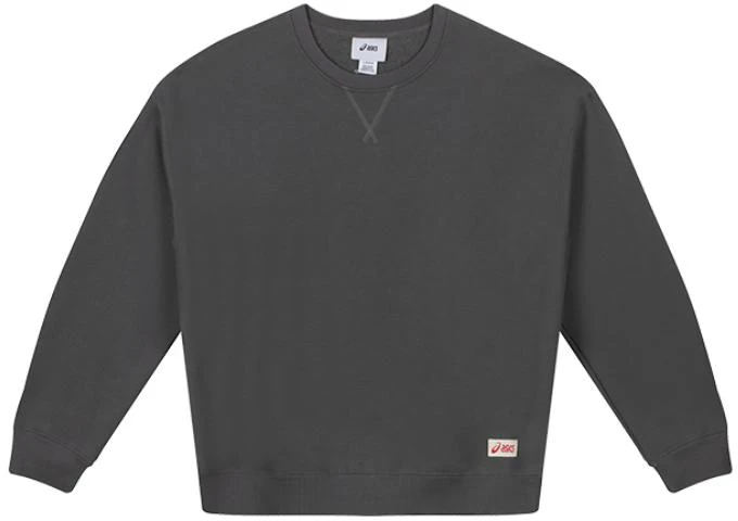 asics-unisex-crewneck-casual-sports-sweatshirt-long-sleeve-grey-2203-a202-020