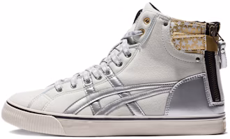 ASICS Unisex Double Clutch Sneakers White/Silver H54XJ-1193 ASICS Unisex Double Clutch Sneakers White/Silver H54XJ-1193