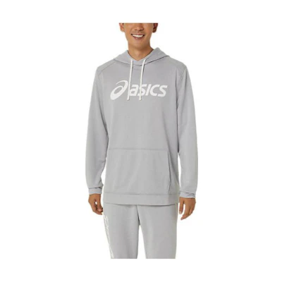 ASICS Unisex Essential French Terry Hoodie 20 Letter Print Light Gray 2031E336-033