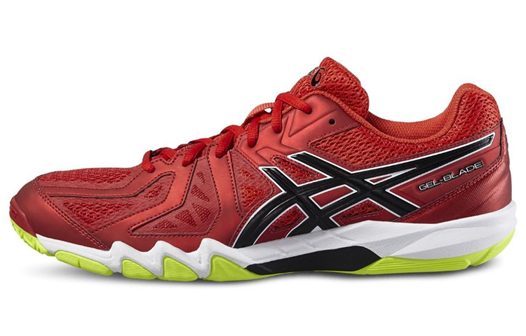 ASICS Unisex Gel-Blade 5 Badminton Shoes Red R506Y-2390