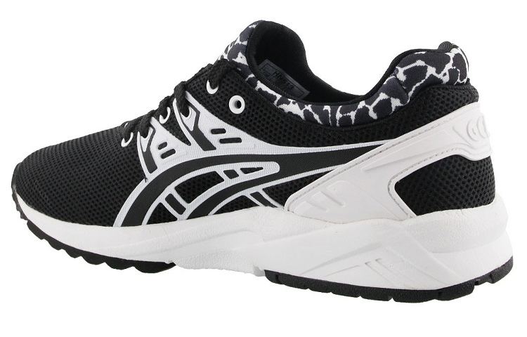 Lookbook ASICS Gel-Kayano Trainer Evo Baskets Basses Running Noir/Blanc Unisexe HN513-9090