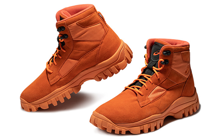 Shop ASICS Sepatu Outdoor Unisex Gel-Yeti Cn High-Top Orange 1203A188-800