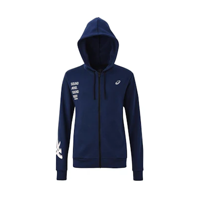 ASICS Unisex Navy Blue Comfortable Casual Hoodie 2033B271-400