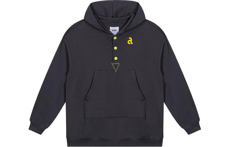 ASICS Unisex Pullover Hoodie Grey - Minimalist Printed Design 2203A081-020