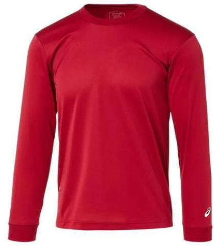 asics-unisex-red-solid-crewneck-pullover-sweatshirt-long-sleeve-2063-a227-601