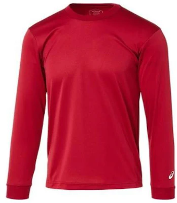 ASICS Unisex Red Solid Crewneck Pullover Sweatshirt Long Sleeve 2063A227-601 Buy ASICS Unisex Red Solid Crewneck Pullover Sweatshirt Long Sleeve 2063A227-601