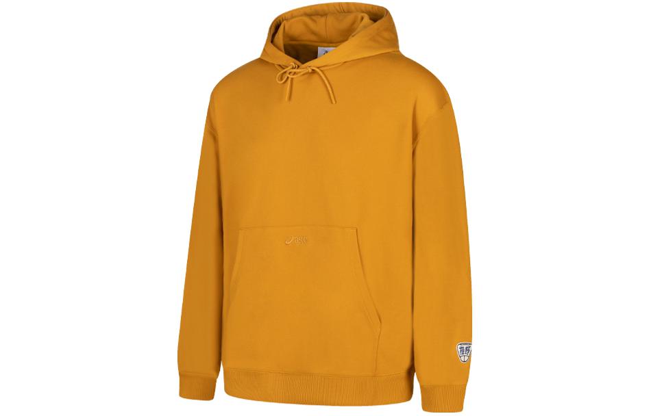 ASICS Unisex Yellow Solid Color Oversized Hoodie 2203A240-751
