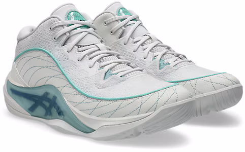 Lookbook ASICS UNPRE ARS 3 Basketball Shoes Cool Mist/Storm Blue 1063A106-100
