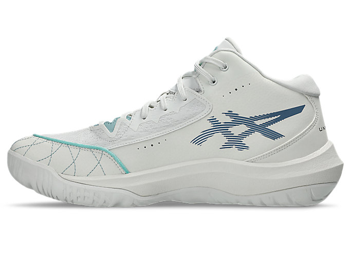 Shop アシックス UNPRE ARS 3 バスケットボールシューズ クールミスト/ストームブルー 1063A104-100