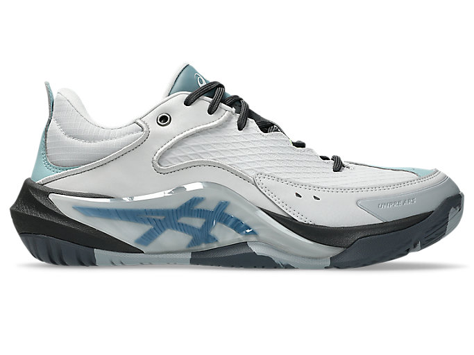 ASICS UNPRE ARS Low 3 Basketball Shoes. Cloud Grey/Storm Blue 1063A113-020