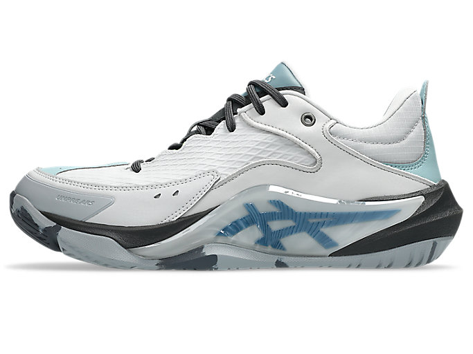 Cheap ASICS UNPRE ARS Low 3 Zapatillas de Baloncesto. Gris Nube/Azul Tormenta 1063A113-020