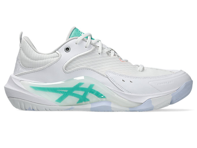 ASICS UNPRE ARS LOW 3 Basketball Shoes. White/Aurora Green 1063A113-100