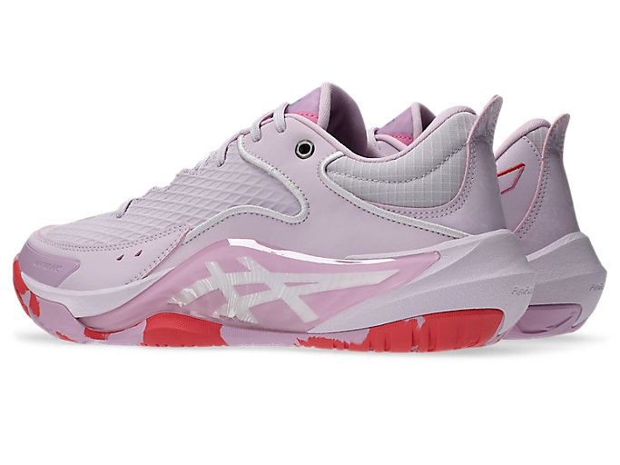 Lookbook ASICS Unpre Ars Low 3 Basketbalschoenen Dahlia/Light Ube 1063A113-500