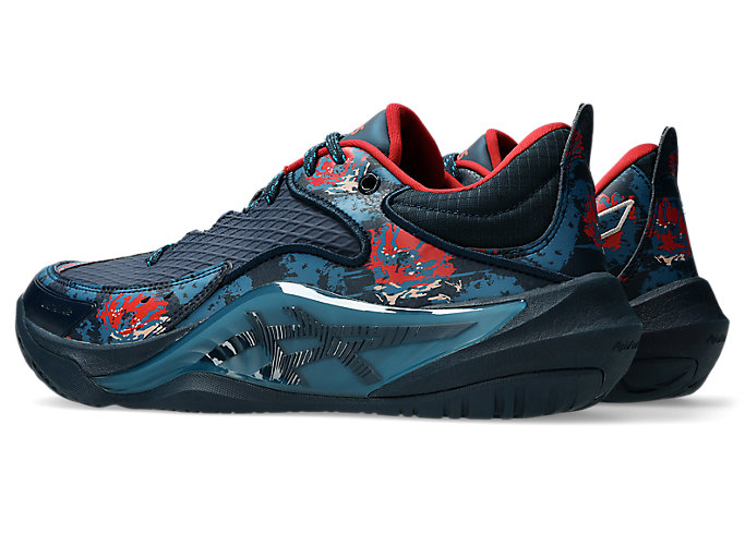 Lookbook ASICS UNPRE ARS Low 3 籃球鞋 法藍/深藍綠 1063A141-400