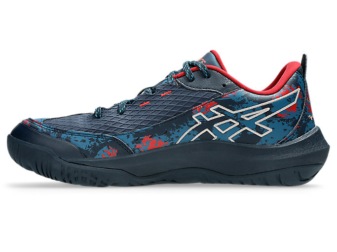 Shop ASICS UNPRE ARS Low 3 籃球鞋 法藍/深藍綠 1063A141-400