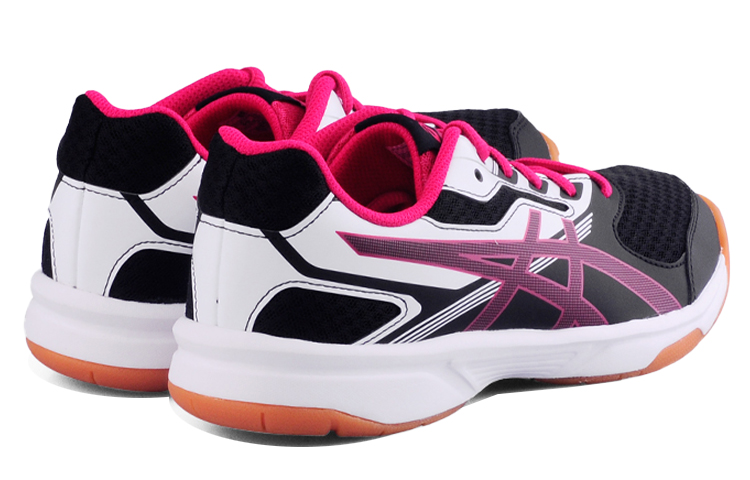Shop ASICS Upcourt 2 Chaussures de Running Noir/Rose B755Y-9021