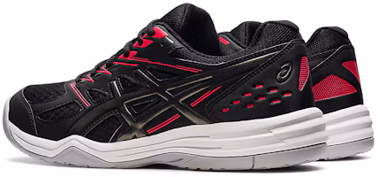 Shop Asics Upcourt 4 輕便回彈 低筒訓練鞋 黑紅