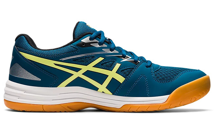 Order ASICS Upcourt 4 'Navy Yellow' Lelaki & Wanita Sneakers Navy Kuning 1071A053-403