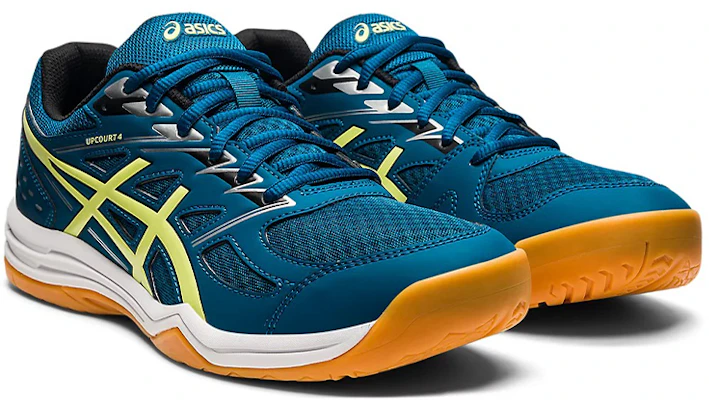 ASICS Upcourt 4 'Navy Yellow' Lelaki & Wanita Sneakers Navy Kuning 1071A053-403 Lookbook ASICS Upcourt 4 'Navy Yellow' Lelaki & Wanita Sneakers Navy Kuning 1071A053-403