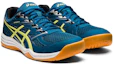 Lookbook ASICS Upcourt 4 'Navy Yellow' Lelaki & Wanita Sneakers Navy Kuning 1071A053-403