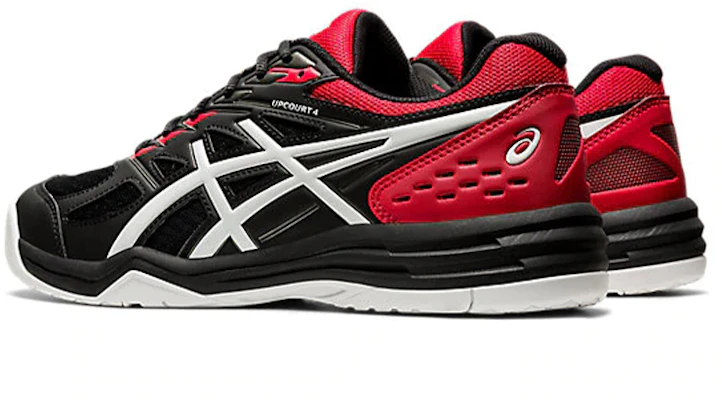 ASICS Upcourt 4 Kasut Lari Hitam/Merah 1071A053-002 Lookbook ASICS Upcourt 4 Kasut Lari Hitam/Merah 1071A053-002