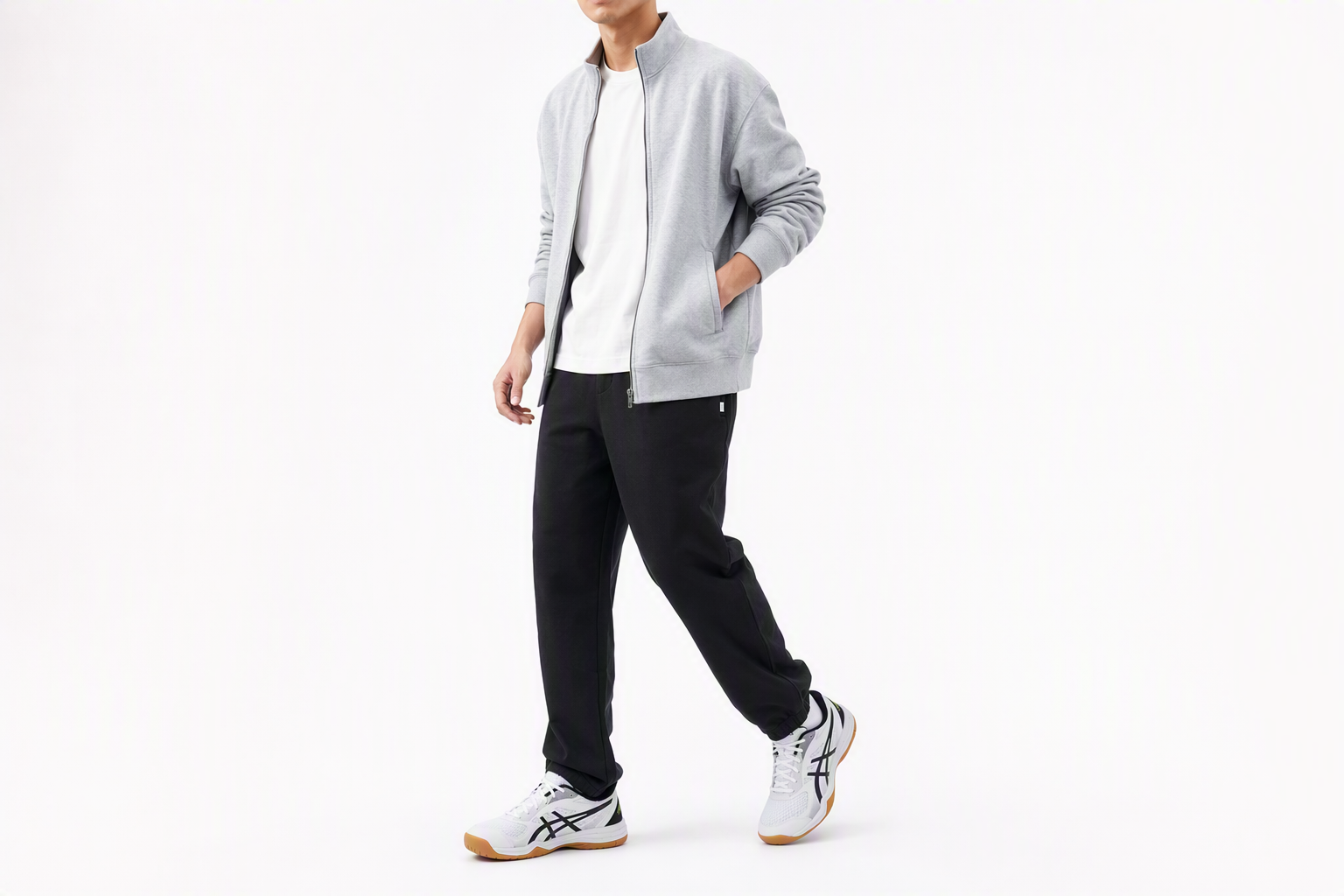 Order 亞瑟士 Upcourt 5 '白 黑 黃' 1071A086-103