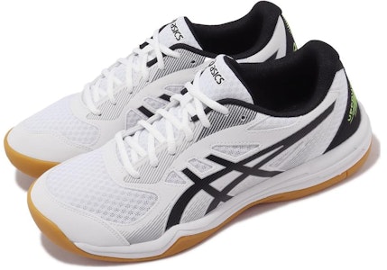 ASICS Upcourt 5 'Putih Hitam Kuning' Sepatu Badminton 1071A086-103 Lookbook ASICS Upcourt 5 'Putih Hitam Kuning' Sepatu Badminton 1071A086-103