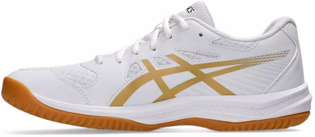 Order ASICS Upcourt 6 白色純金運動鞋 1071A104-106