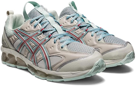 ASICS US3-S Gel-Quantum 360 7 Kiso 'Glacier Grey Cayenne' Abu-Abu Merah 1201A629-021 Lookbook ASICS US3-S Gel-Quantum 360 7 Kiso 'Glacier Grey Cayenne' Abu-Abu Merah 1201A629-021