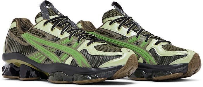 KIKO KOSTADINOV x Asics GEL-Quantum Kinetic 耐磨透氣 低筒跑步鞋 男款 綠色 Cheap KIKO KOSTADINOV x Asics GEL-Quantum Kinetic 耐磨透氣 低筒跑步鞋 男款 綠色