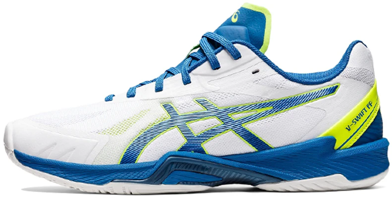 ASICS V-Swift FF 3 Low Tops Wear-resistant Volleyball Shoes White Blue 1053A042-102 Buy ASICS V-Swift FF 3 Low Tops Wear-resistant Volleyball Shoes White Blue 1053A042-102