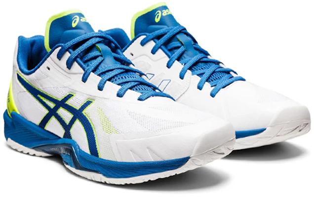 ASICS V-Swift FF 3 Low Tops Wear-resistant Volleyball Shoes White Blue 1053A042-102 Lookbook ASICS V-Swift FF 3 Low Tops Wear-resistant Volleyball Shoes White Blue 1053A042-102