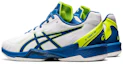Shop ASICS V-Swift FF 3 Low Tops Wear-resistant Volleyball Shoes White Blue 1053A042-102