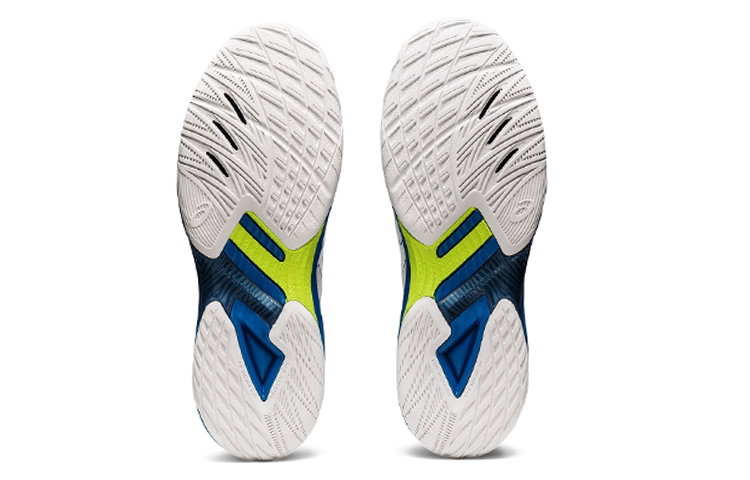 Details for ASICS V-Swift FF 3 Low Tops Wear-resistant Volleyball Shoes White Blue 1053A042-102