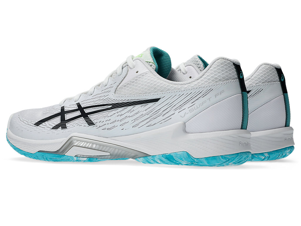 Order ASICS V-Swift FF 4 Sepatu Volleyball Putih/Hitam 1053A066-103