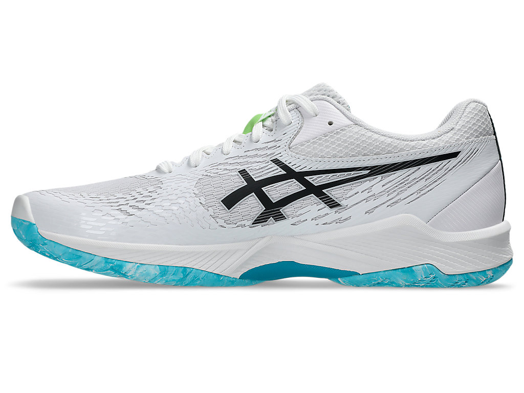 Lookbook ASICS V-Swift FF 4 Sepatu Volleyball Putih/Hitam 1053A066-103