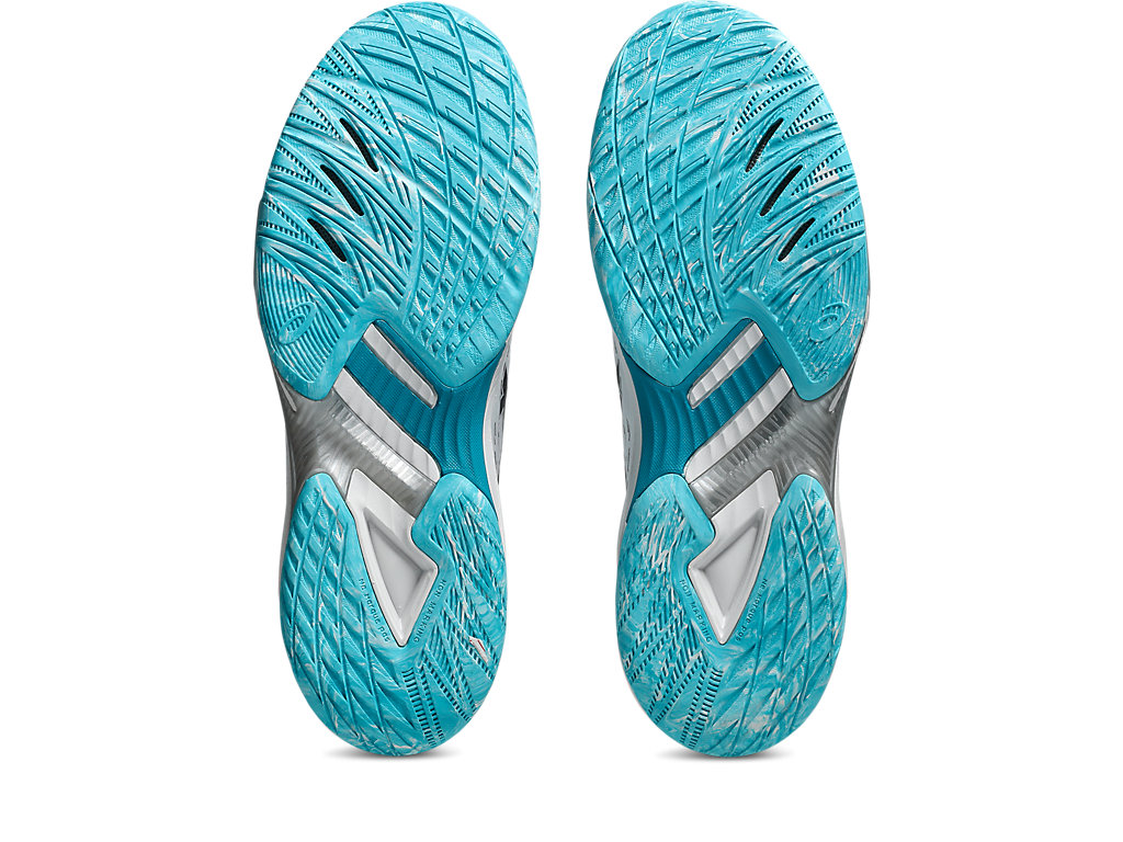 Details for ASICS V-Swift FF 4 Sepatu Volleyball Putih/Hitam 1053A066-103