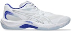 Buy ASICS V-SWIFT FF 5 Volleyball Shoes White/Cobalt Burst 1053A073-101