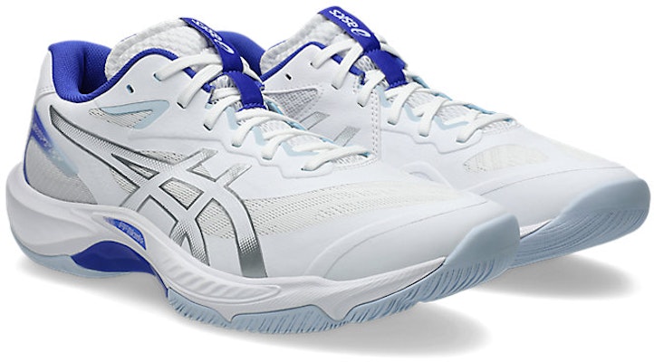 ASICS V-SWIFT FF 5 Volleyball Shoes White/Cobalt Burst 1053A073-101 Order ASICS V-SWIFT FF 5 Volleyball Shoes White/Cobalt Burst 1053A073-101